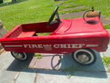 Vtg AMF Pedal Car Murray Fire Chief 1960's Unrestored Survivor Toy Childs Collec