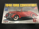 Vintage Lindberg 1940 Ford Convertible 1:32 Scale Plastic Model Boxed Sealed new