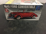 Vintage Lindberg 1940 Ford Convertible 1:32 Scale Plastic Model Boxed Sealed new