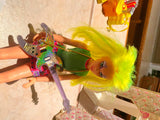 Gem doll 1985 Guitar Rock Roll Jem Hollograms 1985 Hasbro Misfits Mini Skirt pun