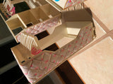 Barbie Doll Quilted Caes Hanger Closet Snap n Store Lot Dresser Acc Hangers Bedr