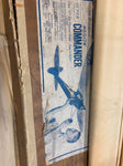 Vtg Megow Super commander Balsa Model Airplane Box Instructions p47 thunderbolt
