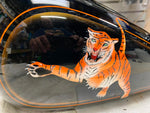 Black Custom Airbrush tiger Gas Tank Harley Heritage Softail Fatboy 2000-2004