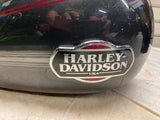 Black Pearl Charcoal Gas Tank Harley Ultra Classic Glide FLH 2008^ Emblems Nice!