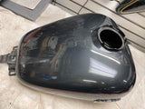 Black Pearl Charcoal Gas Tank Harley Ultra Classic Glide FLH 2008^ Emblems Nice!