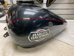 Black Pearl Charcoal Gas Tank Harley Ultra Classic Glide FLH 2008^ Emblems Nice!