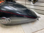 Black Pearl Charcoal Gas Tank Harley Ultra Classic Glide FLH 2008^ Emblems Nice!