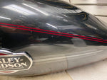 Black Pearl Charcoal Gas Tank Harley Ultra Classic Glide FLH 2008^ Emblems Nice!