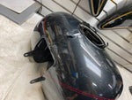 Black Pearl Charcoal Gas Tank Harley Ultra Classic Glide FLH 2008^ Emblems Nice!