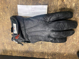 Harley Logo Leather Riding Gloves Med Black Light insulated Bar Shield Motorcycl