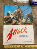 VTG 1940s Attack Magazine The Story of the United States Army WLA Jeeps Tanks