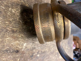 31" Antique Fire fighter Hose Nozzle Farnan Brass Works Cleveland fireman 1911
