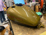 2008^ Road King Gas Fuel Tank Olive Pearl Black FLHR Harley Factory New T/o