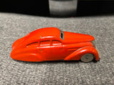 vtg Schuco- Patent #1010 Red Wind Up Toy Car Missing Car US Zone Germany