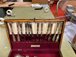 VTG Community finest  Silverplate Silverware Set in Wooden Box