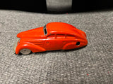 vtg Schuco- Patent #1010 Red Wind Up Toy Car Missing Car US Zone Germany