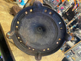 Vtg Pr Gibraltar Stand Up Ashtrays Wolfs Head Auto Dealer Hotel Entrance Antique