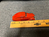 vtg Schuco- Patent #1010 Red Wind Up Toy Car Missing Car US Zone Germany