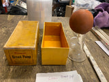 Vtg 1940's Breast Pump Glass Original box Antique Doctor Medical Science Weareve