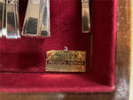 VTG Community finest  Silverplate Silverware Set in Wooden Box