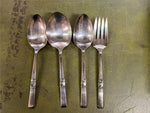 VTG Community finest  Silverplate Silverware Set in Wooden Box