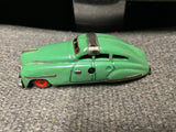 vtg 1940s Schuco Fex 1111 green wind up toy car limousine missing key
