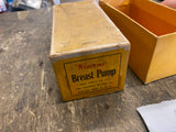 Vtg 1940's Breast Pump Glass Original box Antique Doctor Medical Science Weareve