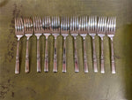 VTG Community finest  Silverplate Silverware Set in Wooden Box