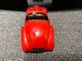 vtg Schuco Akustico 2002 red wind up toy Car Germany collectable rare