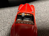 vtg Schuco Akustico 2002 red wind up toy Car Germany collectable rare