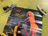 VTG 1980s Hot Stuff Fireman Original Hot Bikini Girl Poster 19.5X16