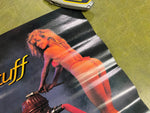 VTG 1980s Hot Stuff Fireman Original Hot Bikini Girl Poster 19.5X16