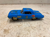 vtg Eldon 1/32 1029-12A 1962 Ford Thunderbird slot car blue racer