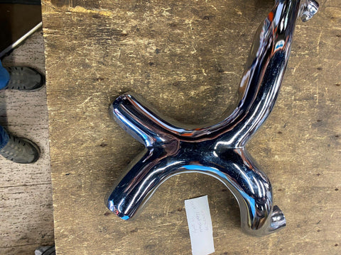 Exhaust Heat Shield 1979 Sportster Hugger Ironhead Siamese Pipes Cover Harley