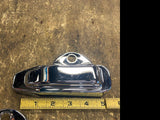 Harley Sportster 883 1200 Chrome Swingarm Axle Cover Kit Trim 2004^ 45448-04