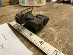 Vtg Toy Minic Clockwork Jeep Dinky Toys England Military WW2 Willys 1960's Tin