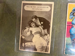VTG Antique Early 1900s Lot of 4 Postcards Mixed Topics Peaches Victorian Ladies