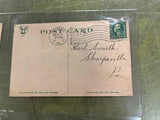 VTG Antique Early 1900s Lot of 4 Postcards Mixed Topics Peaches Victorian Ladies