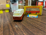 VTG Matchbox Series Lesney 68-3 Mercedes Coach in Orig damaged Box