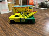 VTG Matchbox Lesney #13 BP 1965 Dodge Wreck Truck Red Hook Original Box