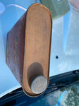 VTG carigas Oil Flat Can 1920's Harley indian sidecar Model T Auto Tin Antiq