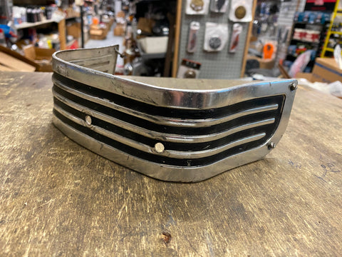 Vtg Harley Ribbed Front Fender Skirt Panhead Shovelhead FLH OEM Factory Acc Gen
