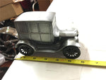 1926 Ford 1974 Banthrico Company Chicago IL Coin Bank silver Car Metal 6" piggy
