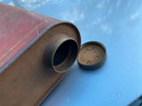 VTG carigas Oil Flat Can 1920's Harley indian sidecar Model T Auto Tin Antiq