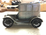 1926 Ford 1974 Banthrico Company Chicago IL Coin Bank silver Car Metal 6" piggy