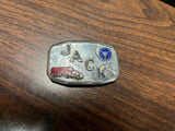 VTG 1940s-50 Trucker's Jack Hook Fast Belt Buckle Safety Courtesy Dispatch