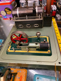 Vtg Toy Steam Mill Engine Boiler Attachments fleischmann Germany Mini Set Lot