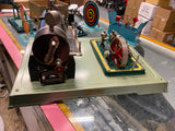 Vtg Toy Steam Mill Engine Boiler Attachments fleischmann Germany Mini Set Lot