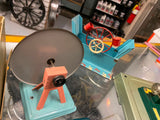 Vtg Toy Steam Mill Engine Boiler Attachments fleischmann Germany Mini Set Lot