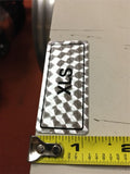 NOS Vtg OEM head light visor Decal Emblem Genuine Harley AMF 1970s Sportster XLS